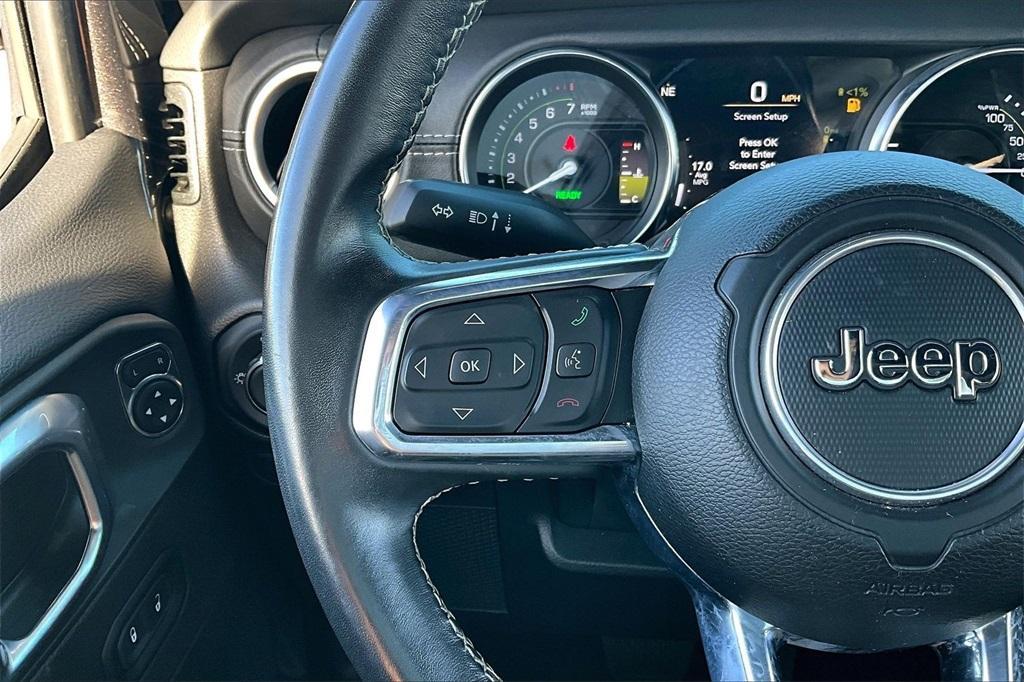 used 2022 Jeep Wrangler Unlimited 4xe car, priced at $29,637