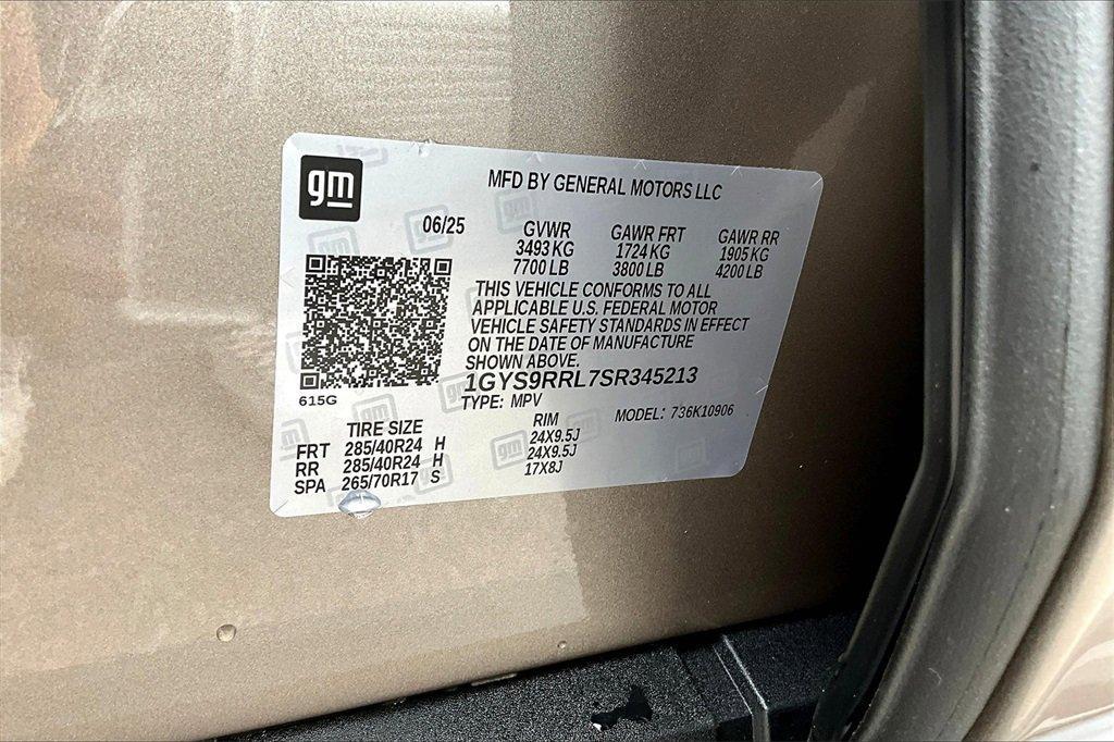 new 2025 Cadillac Escalade ESV car, priced at $131,770