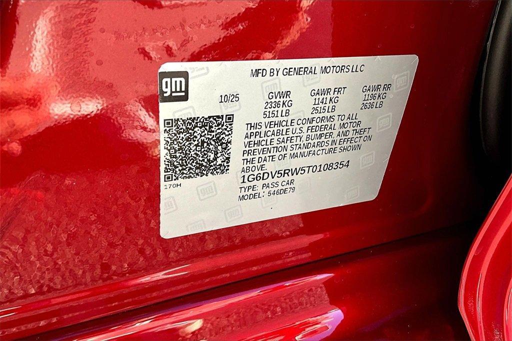 new 2026 Cadillac CT5-V car, priced at $73,554