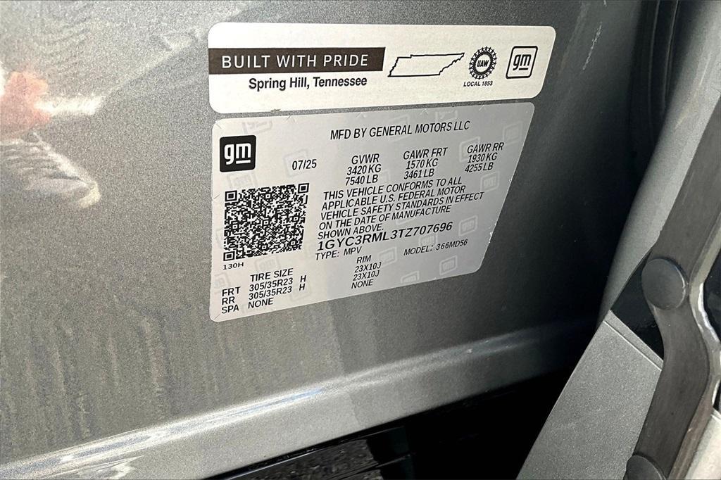 new 2026 Cadillac VISTIQ car, priced at $99,190