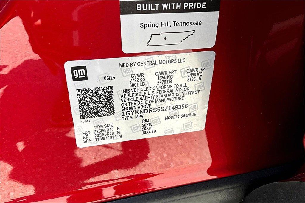 new 2025 Cadillac XT5 car, priced at $60,515