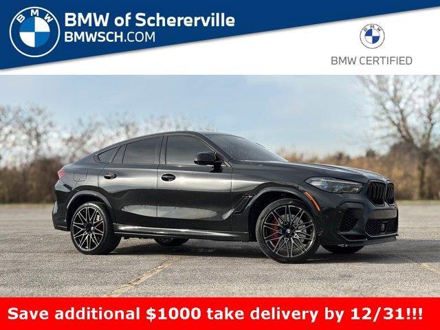 used 2022 BMW X6 M car, priced at $79,980