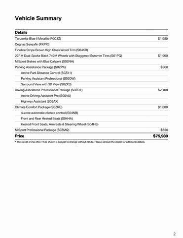 used 2024 BMW X5 car, priced at $74,111