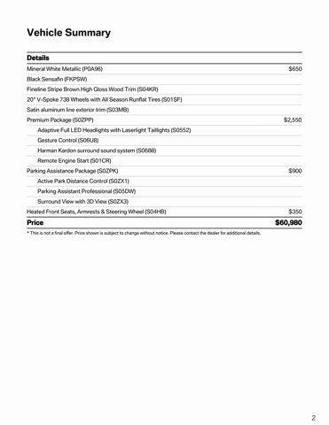 used 2024 BMW X5 car, priced at $60,703