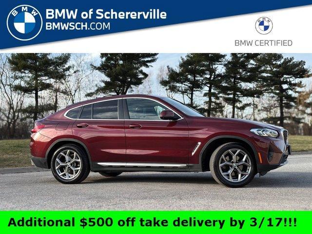 used 2022 BMW X4 car, priced at $37,980