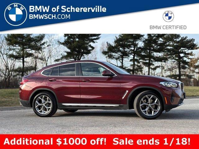 used 2022 BMW X4 car, priced at $39,970