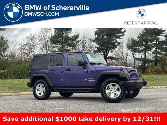 used 2017 Jeep Wrangler Unlimited car, priced at $18,750