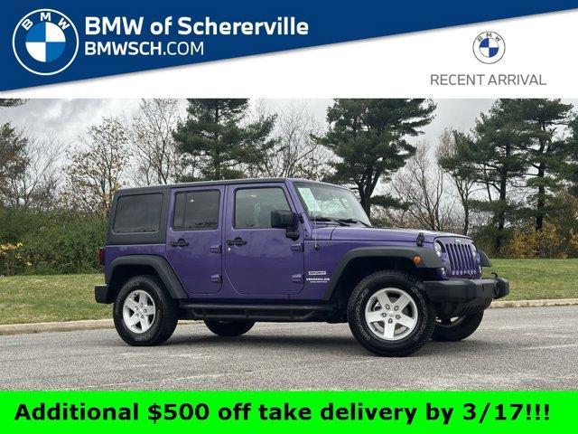 used 2017 Jeep Wrangler Unlimited car, priced at $15,935