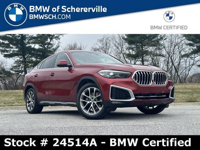 used 2021 BMW X6 car, priced at $53,980