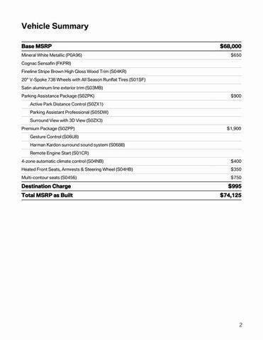 used 2025 BMW X5 car, priced at $69,980