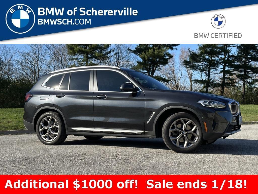 used 2022 BMW X3 car, priced at $33,680