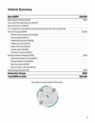 new 2024 BMW X3 car, priced at $55,095