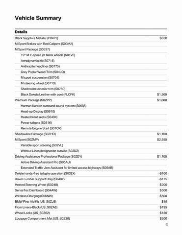 used 2023 BMW 540 car, priced at $45,442