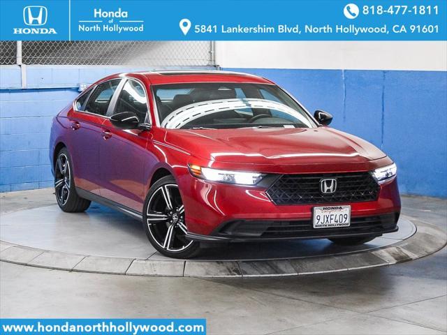 used 2023 Honda Accord Hybrid car, priced at $27,726