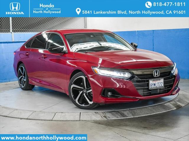 used 2021 Honda Accord car, priced at $26,364