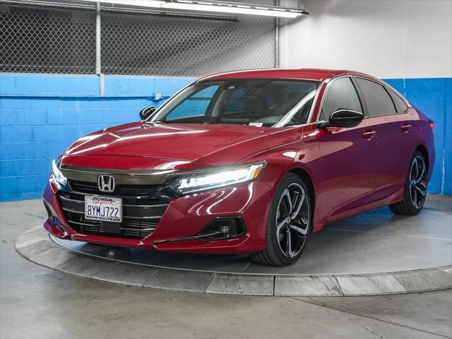 used 2021 Honda Accord car, priced at $26,364