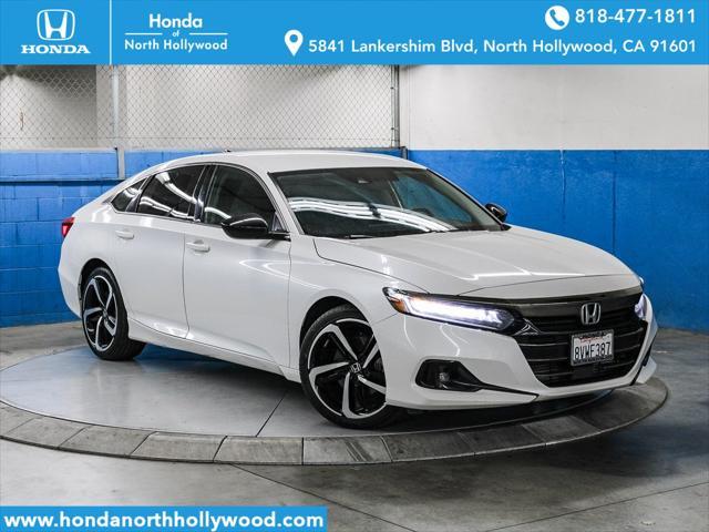 used 2021 Honda Accord car, priced at $20,395