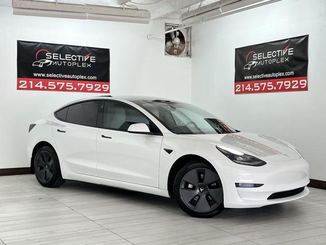 used 2021 Tesla Model 3 car, priced at $21,996