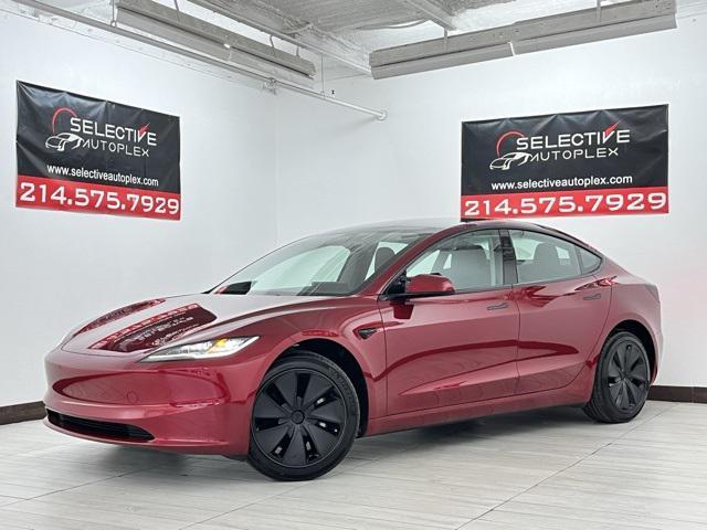 used 2025 Tesla Model 3 car, priced at $35,996