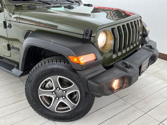 used 2021 Jeep Wrangler Unlimited car, priced at $30,496