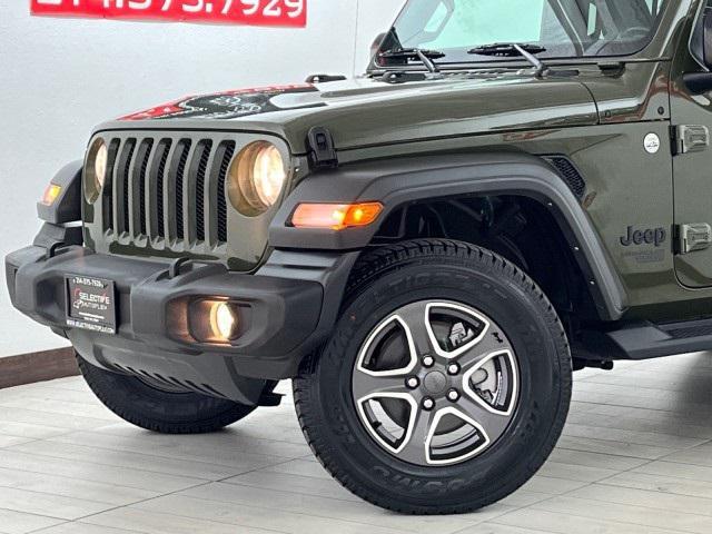 used 2021 Jeep Wrangler Unlimited car, priced at $30,496