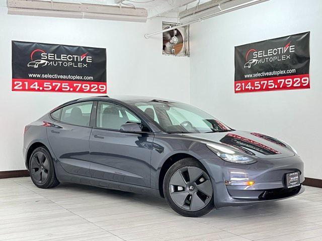 used 2023 Tesla Model 3 car, priced at $21,996