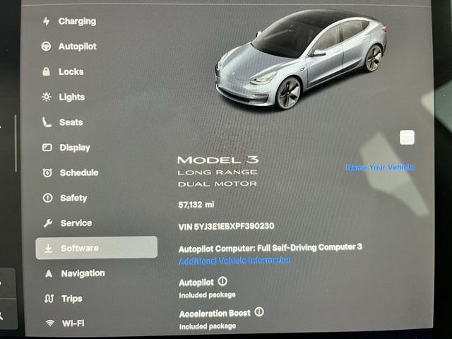 used 2023 Tesla Model 3 car, priced at $25,896