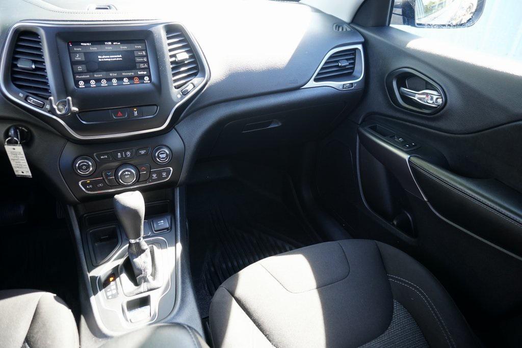 used 2021 Jeep Cherokee car, priced at $17,600