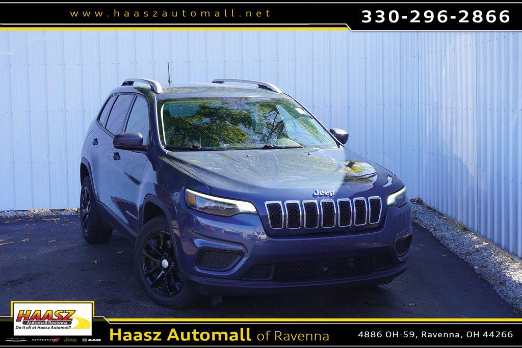 used 2021 Jeep Cherokee car, priced at $17,600