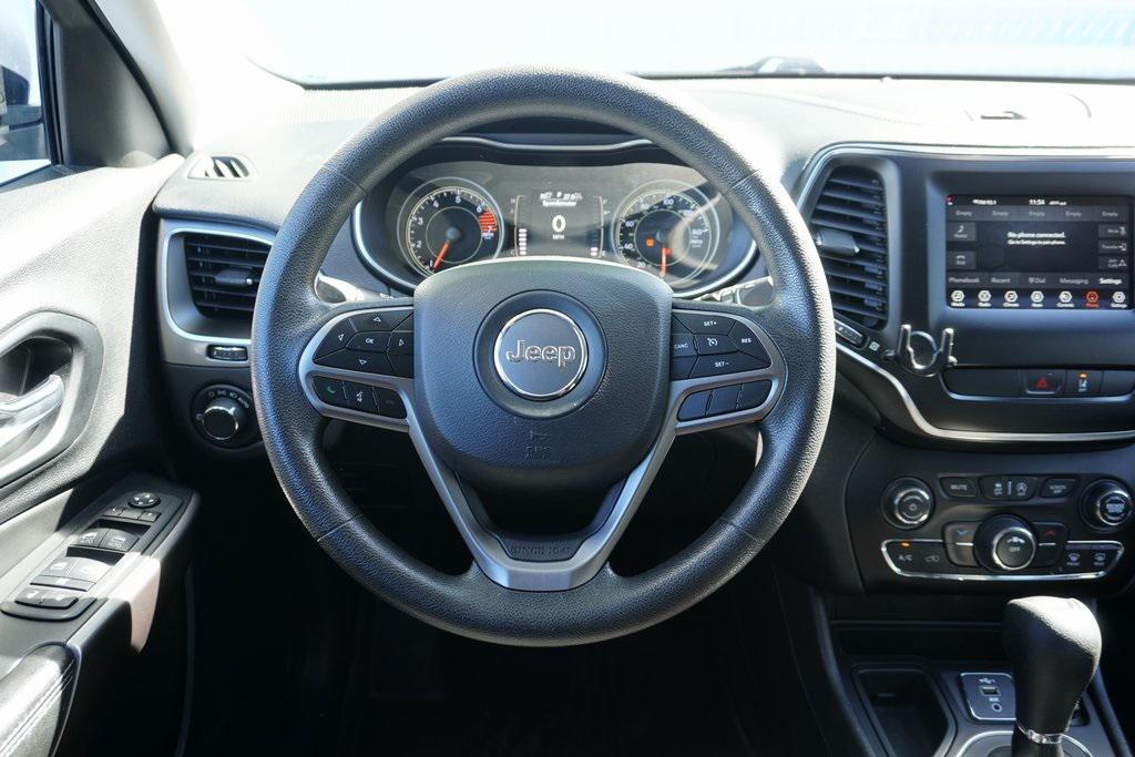 used 2021 Jeep Cherokee car, priced at $17,600