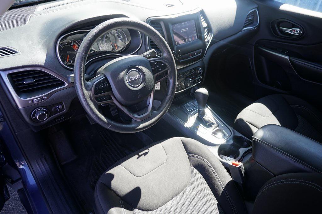 used 2021 Jeep Cherokee car, priced at $17,600