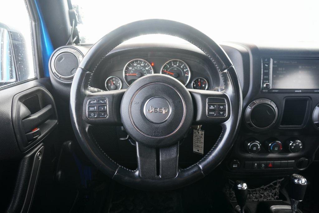 used 2015 Jeep Wrangler Unlimited car, priced at $15,700