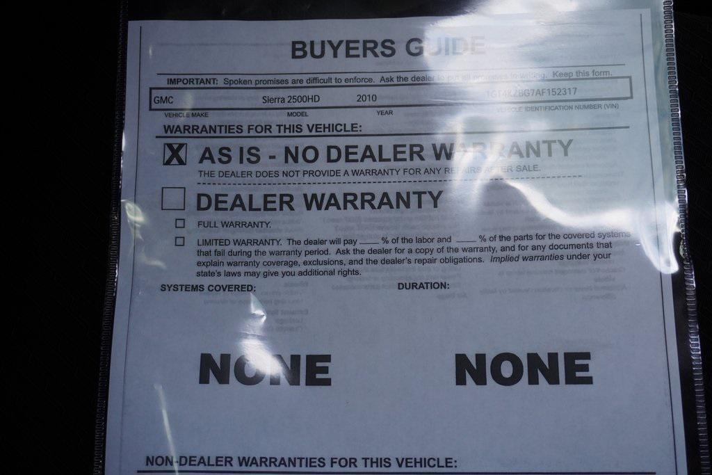 used 2010 GMC Sierra 2500 car, priced at $16,500