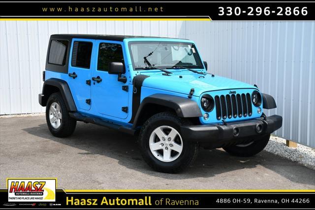used 2018 Jeep Wrangler JK Unlimited car, priced at $17,900