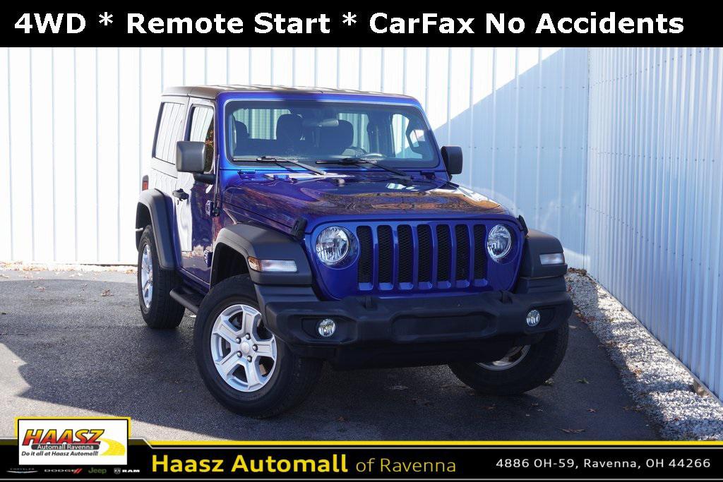 used 2019 Jeep Wrangler car, priced at $21,000