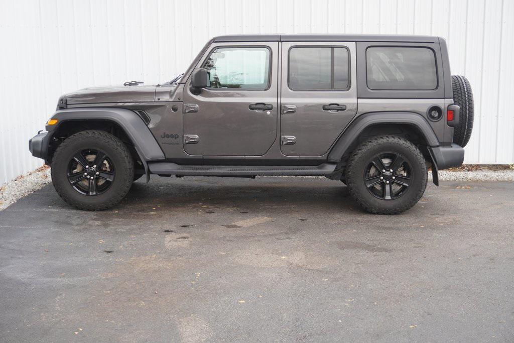 used 2021 Jeep Wrangler Unlimited car, priced at $24,800