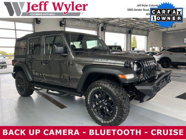 used 2021 Jeep Wrangler Unlimited car, priced at $26,100