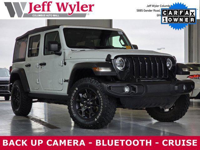 used 2021 Jeep Wrangler Unlimited car, priced at $30,135