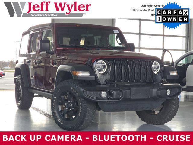 used 2021 Jeep Wrangler car, priced at $25,385