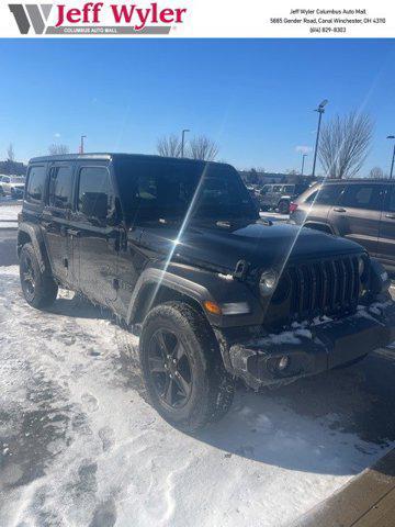 used 2021 Jeep Wrangler Unlimited car, priced at $26,547