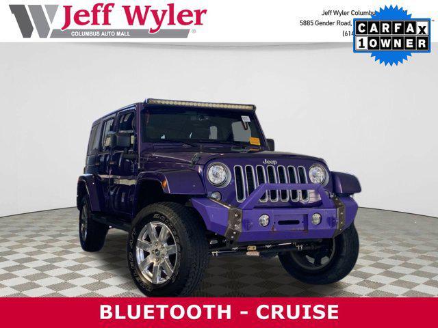 used 2017 Jeep Wrangler Unlimited car, priced at $23,156