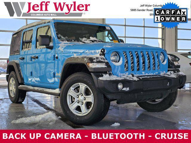 used 2021 Jeep Wrangler Unlimited car, priced at $27,160