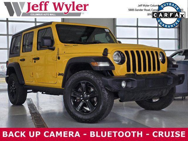 used 2021 Jeep Wrangler Unlimited car, priced at $31,092