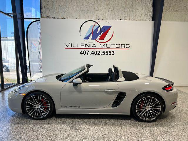 used 2022 Porsche 718 Boxster car, priced at $73,999