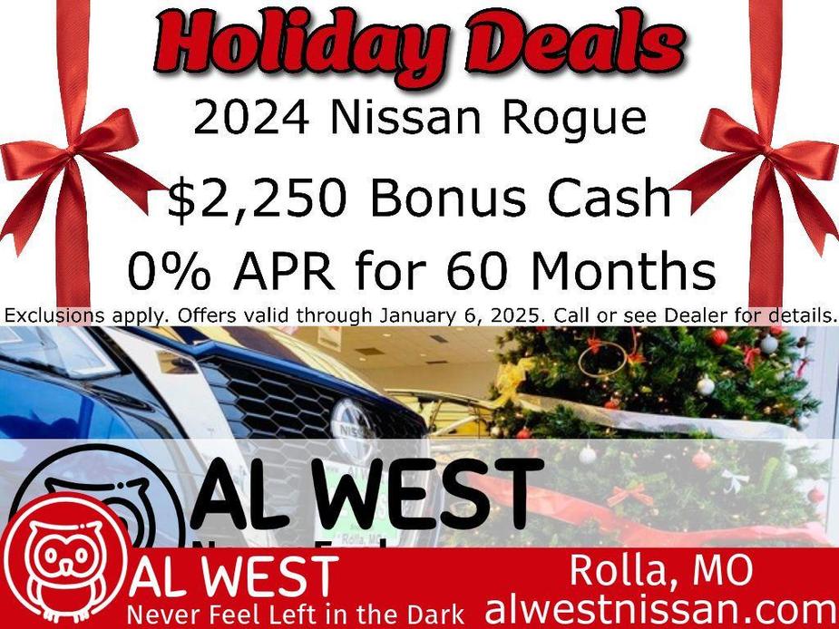 new 2024 Nissan Rogue car, priced at $31,407