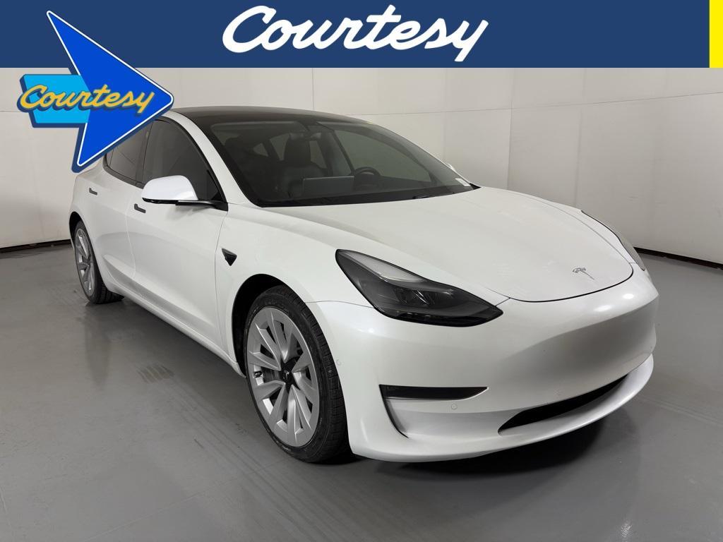 used 2021 Tesla Model 3 car, priced at $27,000