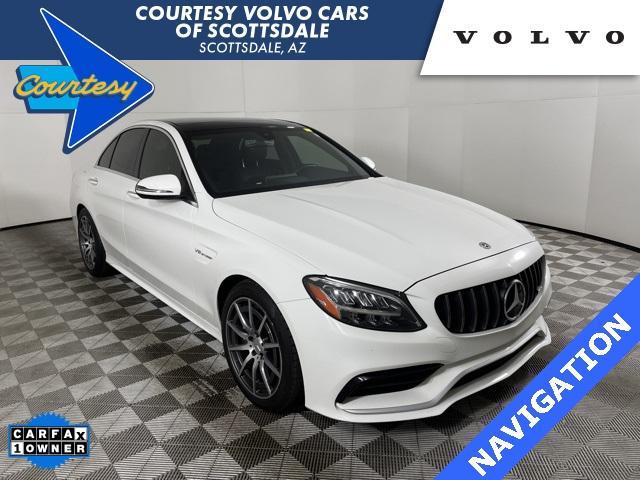 used 2020 Mercedes-Benz AMG C 63 car, priced at $43,500