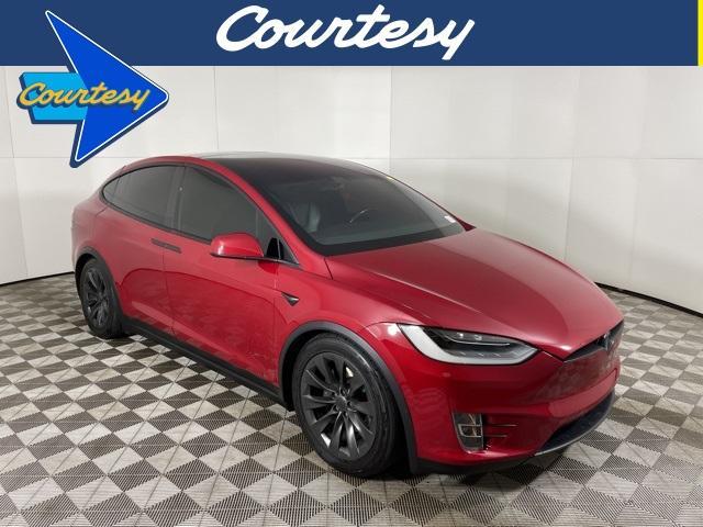 used 2020 Tesla Model X car, priced at $39,500