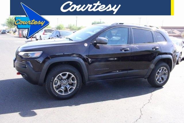used 2021 Jeep Cherokee car, priced at $25,000