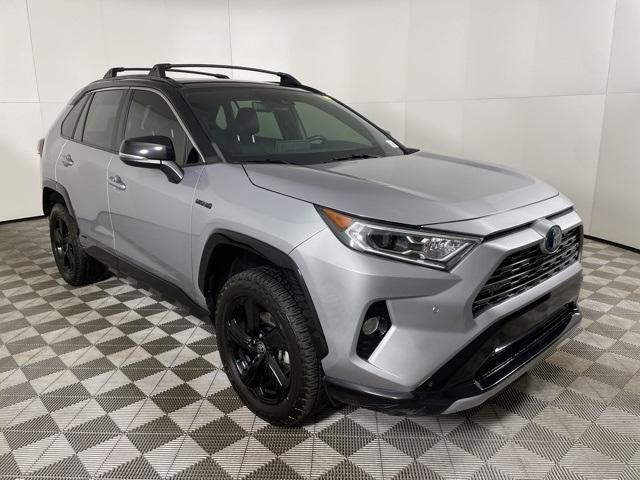 used 2021 Toyota RAV4 Hybrid car, priced at $32,000